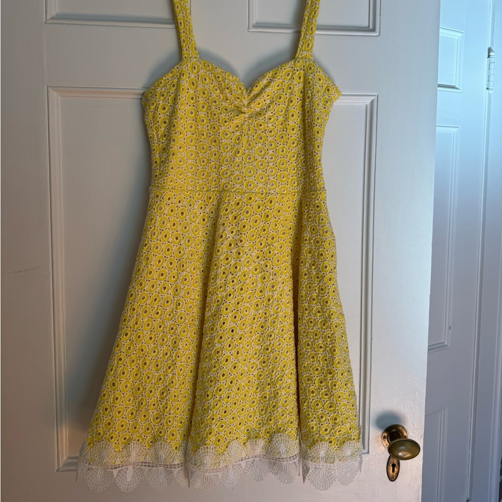 Waimari Yellow Lace Sundress